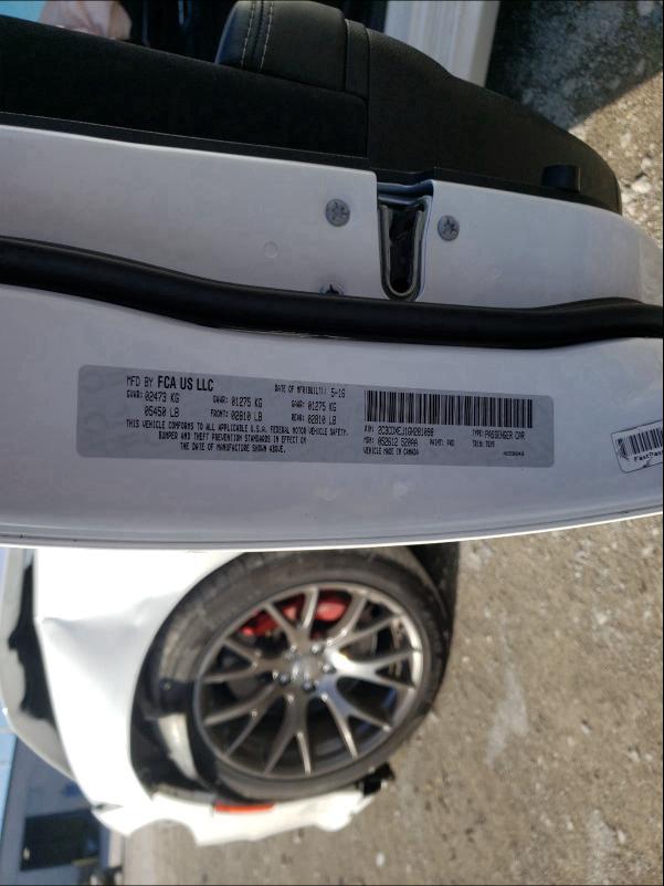 2016 DODGE CHARGER 2C3CDXEJ1GH281098