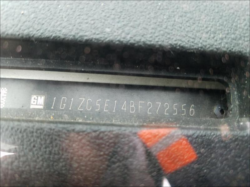 1G1ZC5E14BF272556 2011 Chevrolet Malibu 1Lt 2.4L