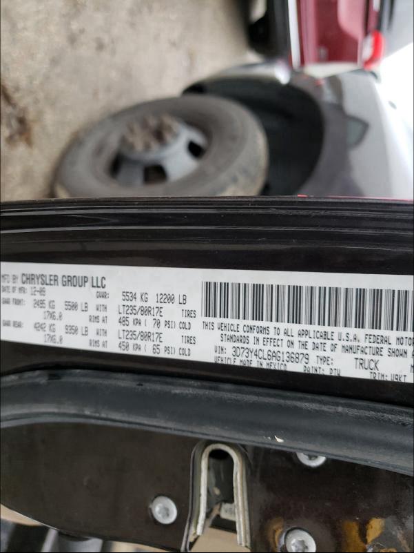 2010 DODGE RAM 3500 3D73Y4CL6AG136879