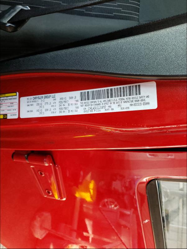 2012 JEEP WRANGLER U 1C4BJWDG1CL218757