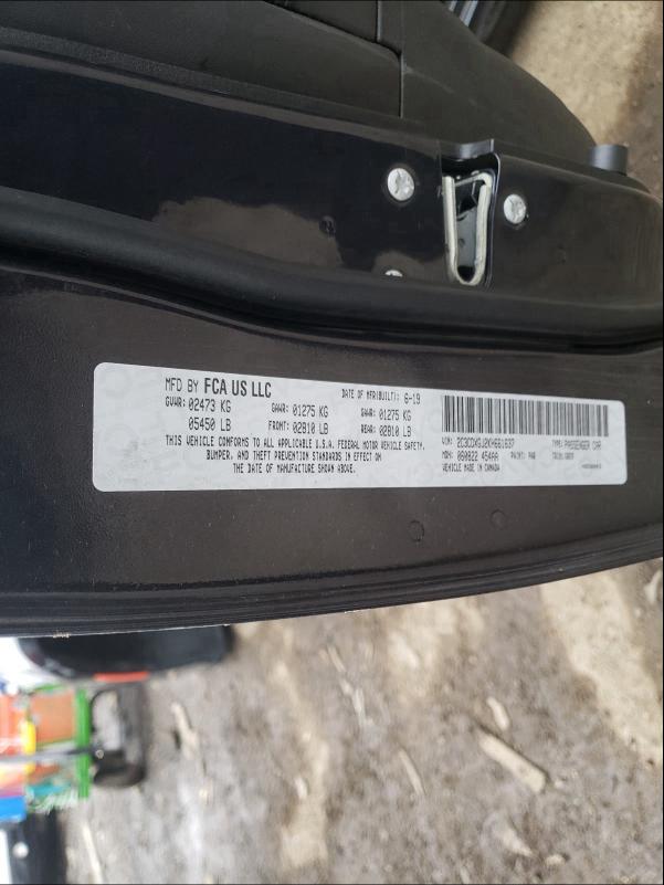 2019 DODGE CHARGER SC 2C3CDXGJ2KH661637