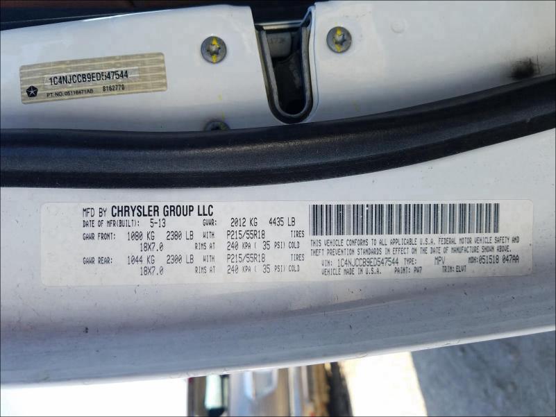 2014 JEEP COMPASS LI 1C4NJCCB9ED547544