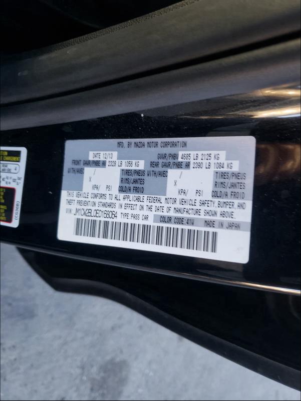 2014 MAZDA 5 SPORT JM1CW2BL0E0168064