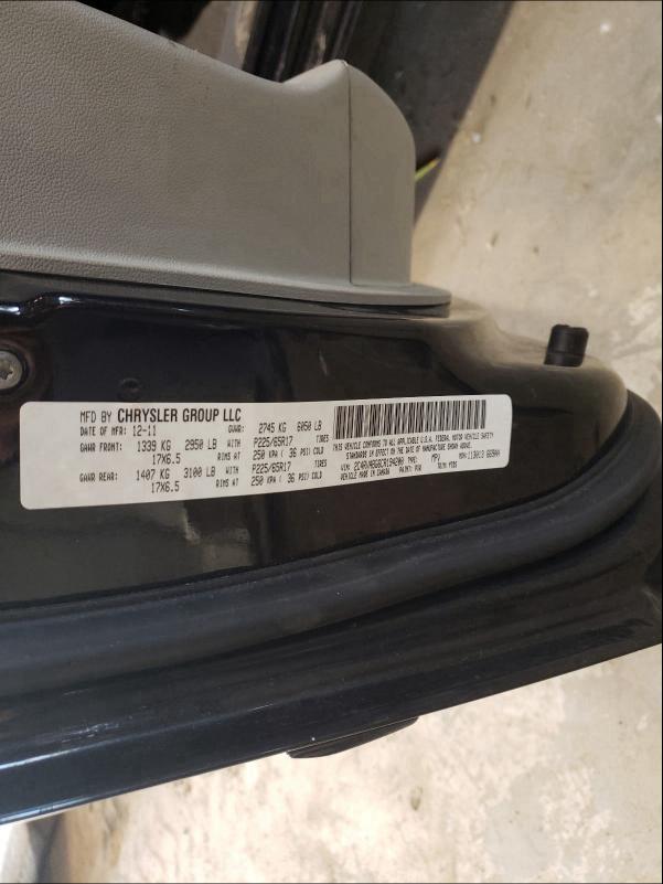 2012 VOLKSWAGEN ROUTAN SE 2C4RVABG6CR194200