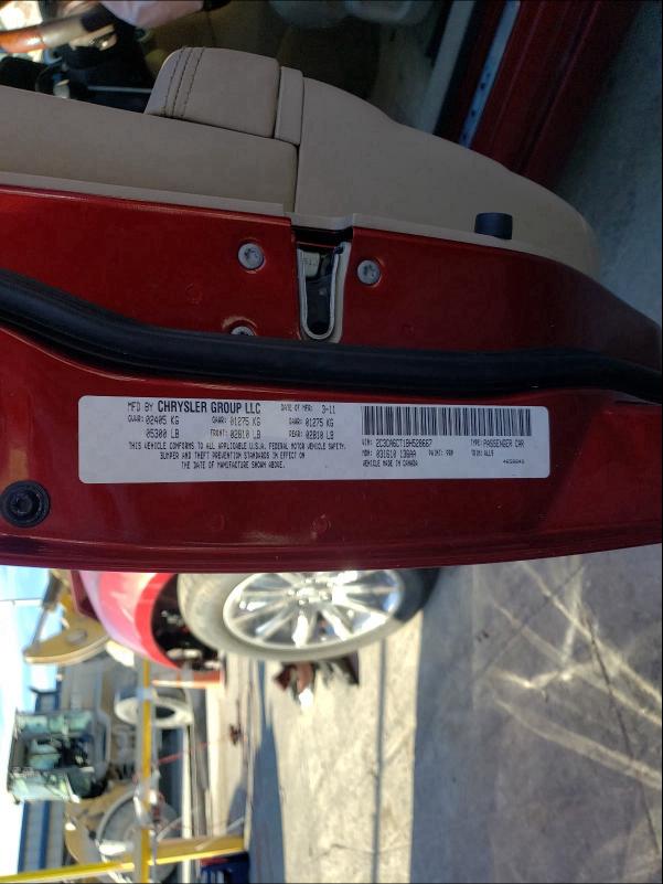 2011 CHRYSLER 300C 2C3CA6CT1BH528667