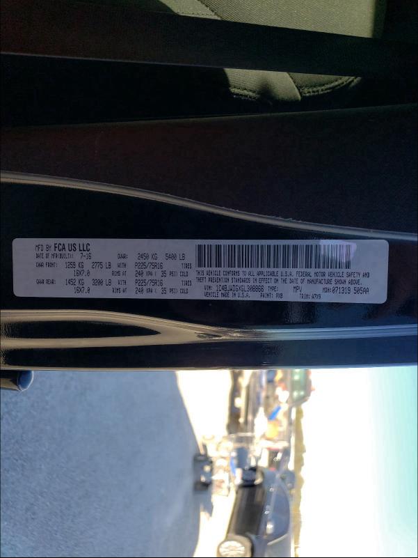2016 JEEP WRANGLER U 1C4BJWDGXGL308866