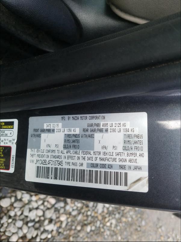 2015 MAZDA 5 SPORT JM1CW2BL4F0187945