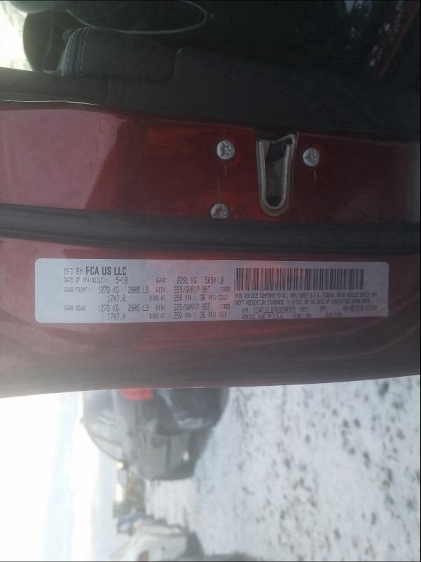 2019 JEEP CHEROKEE L 1C4PJLLB7KD206972