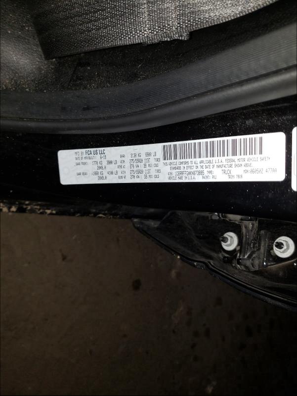 2019 RAM 1500 BIG H 1C6RRFFGXKN873885