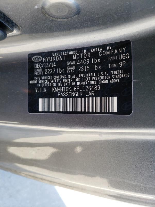 2015 HYUNDAI GENESIS CO KMHHT6KJ6FU126489