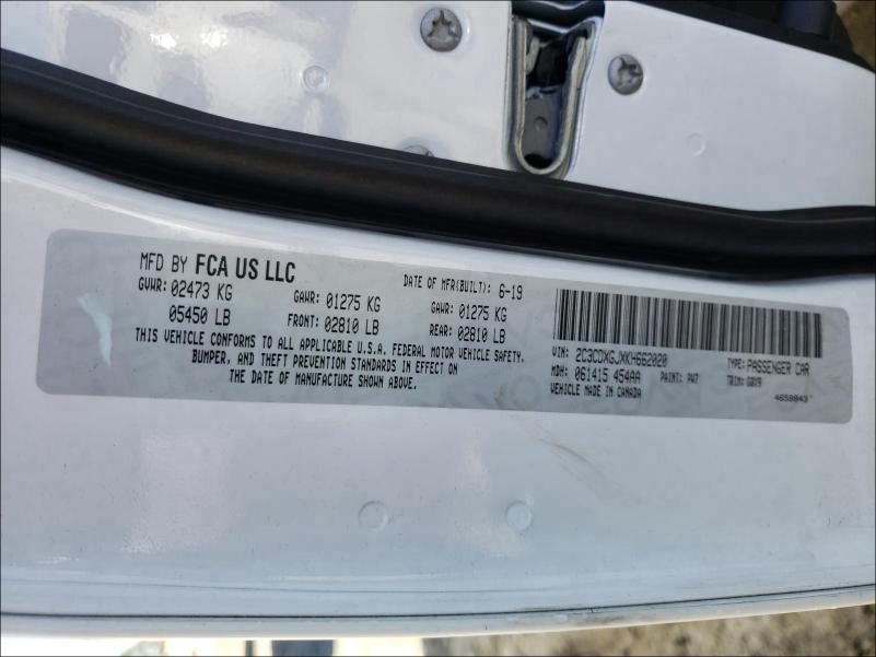 2019 DODGE CHARGER SC 2C3CDXGJXKH662020