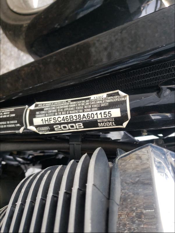 2008 HONDA VTX1800 F1 1HFSC46B38A601155