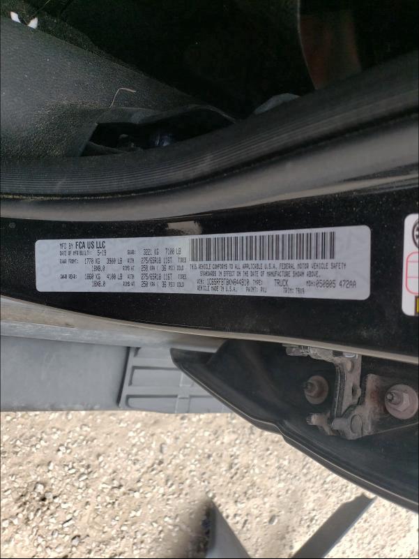 2019 RAM 1500 BIG H 1C6SRFBT8KN844910