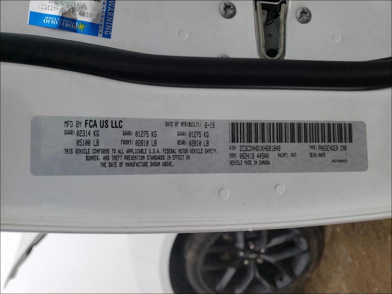 2019 DODGE CHARGER GT - 2C3CDXHG1KH681848