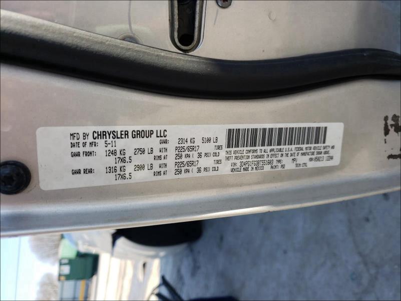 2011 DODGE JOURNEY MA 3D4PG1FG3BT551603