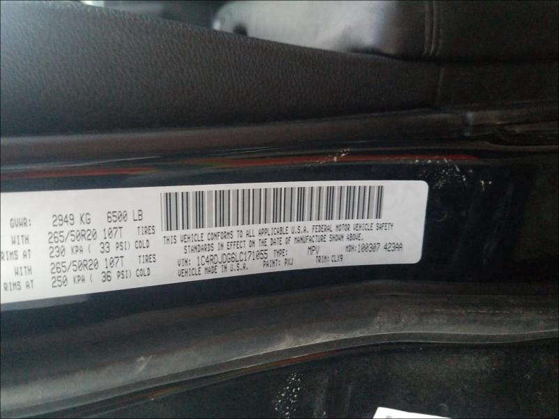 2020 DODGE DURANGO GT 1C4RDJDG6LC171055