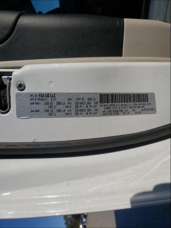 2017 CHRYSLER PACIFICA L 2C4RC1GG9HR727629