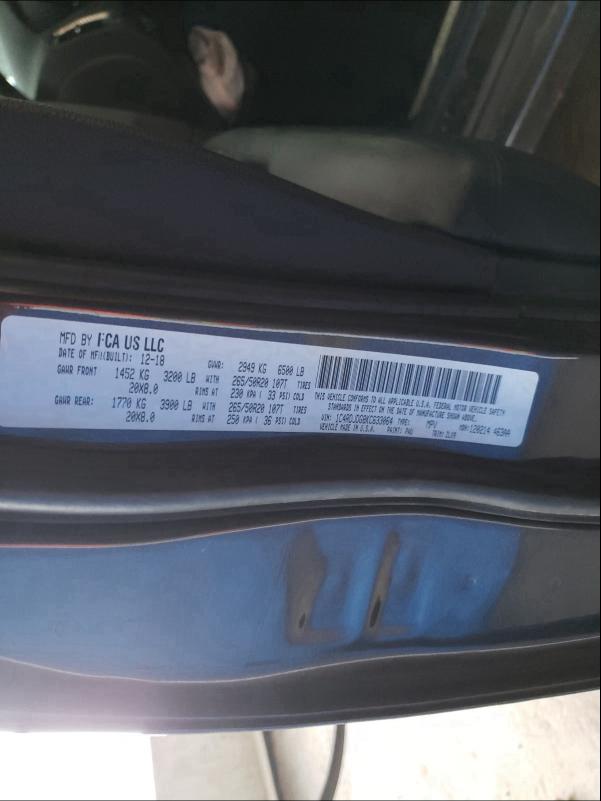 2019 DODGE DURANGO GT 1C4RDJDG8KC633064