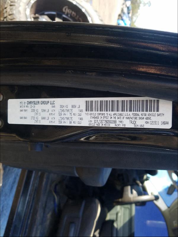 2011 DODGE RAM 2500 3D7LT2ET7BG562288