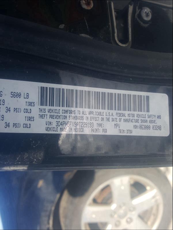 2010 DODGE JOURNEY 3D4PH5FV9AT229193