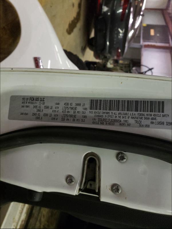 2018 RAM 2500 ST 3C6UR5CJ7JG389054