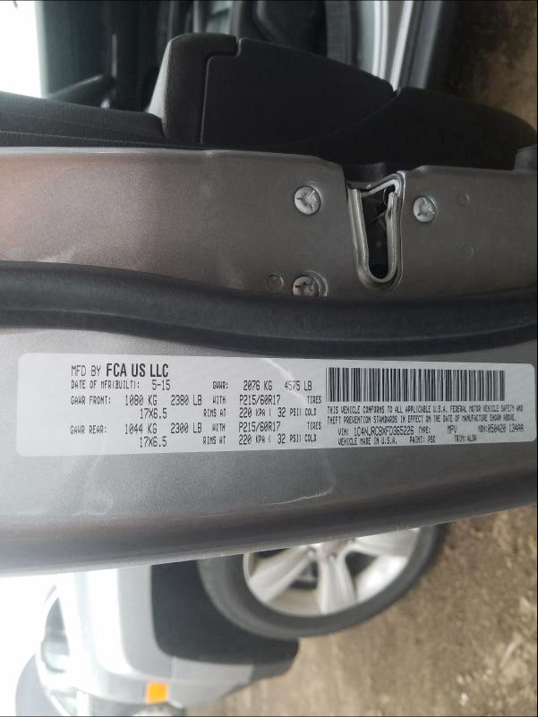 2015 JEEP PATRIOT LI 1C4NJRCBXFD365226