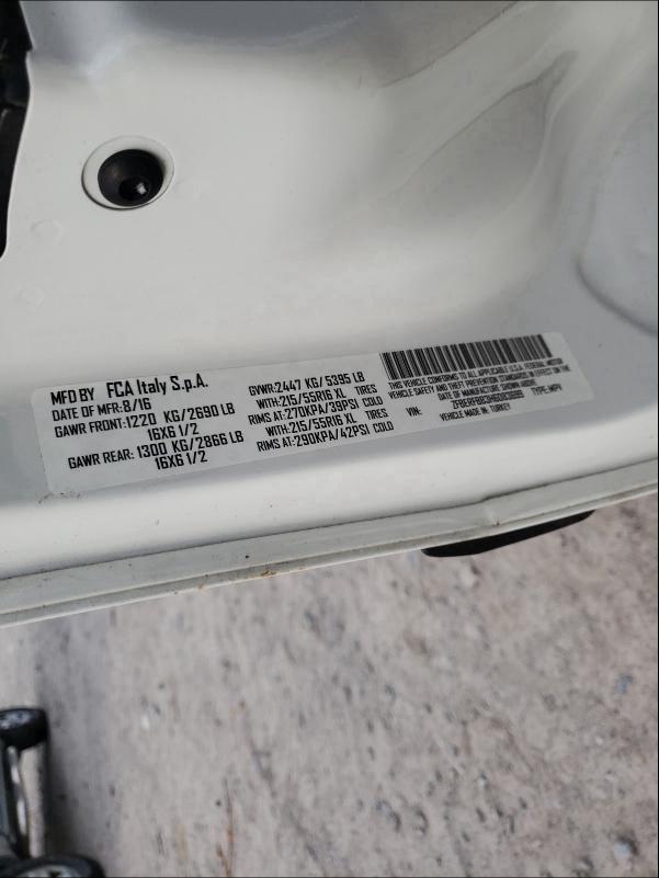 2017 RAM RAM PROMST ZFBERFBB3H6D83699