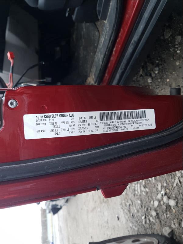 2010 DODGE GRAND CARA 2D4RN4DE7AR232840