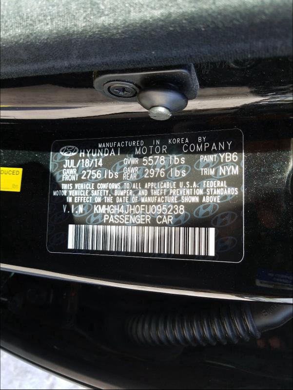 2015 HYUNDAI EQUUS SIGN KMHGH4JH0FU095238