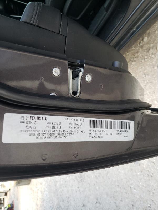 2020 CHRYSLER 300 TOURIN 2C3CCAAG5LH115610