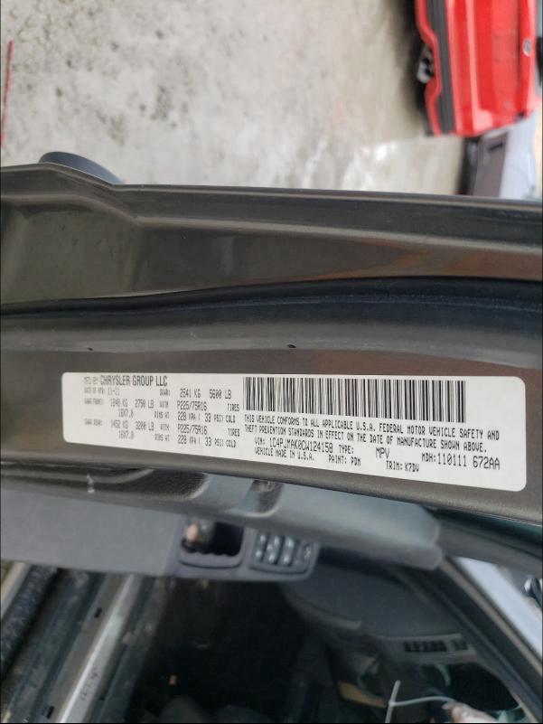 2012 JEEP LIBERTY SP 1C4PJMAK0CW124158