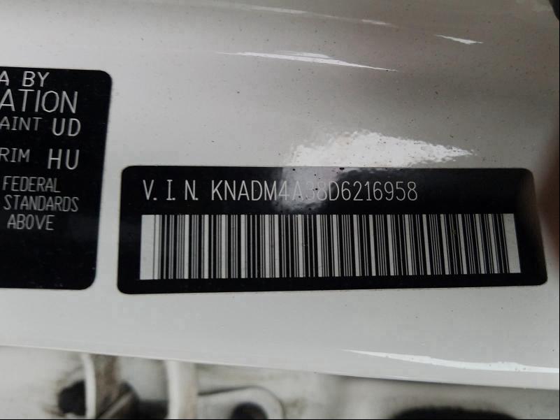 2013 KIA RIO LX KNADM4A38D6216958