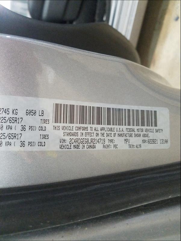 2018 DODGE GRAND CARA 2C4RDGEG8JR214719