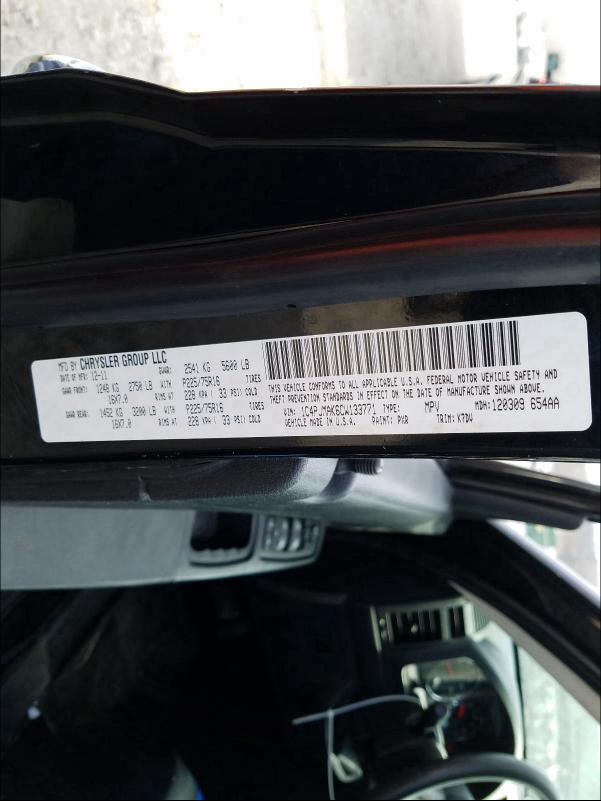 2012 JEEP LIBERTY SP 1C4PJMAK6CW133771