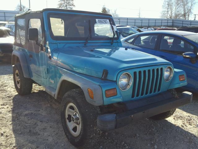 turquoise jeep wrangler