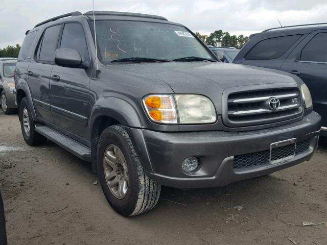 Salvage cars for sale at Houston, TX auction: 2003 Toyota Sequoia LI