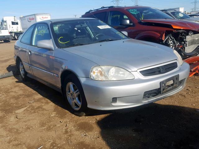 2000 Honda Civic Coupe 16l 4 Gas Silver للبيع Elgin Il