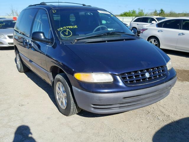 blue plymouth voyager van