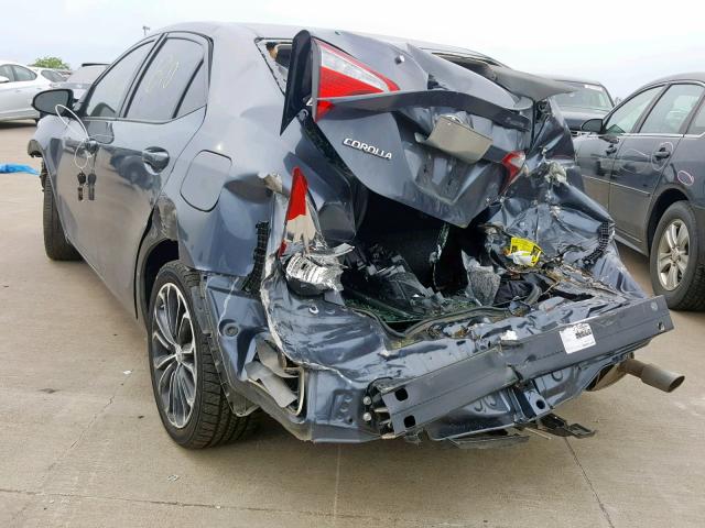 Седаны TOYOTA COROLLA 2016 Угольный