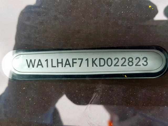 VIN WA1LHAF71KD022823 2019 Audi Q7, Premium Plus no.10