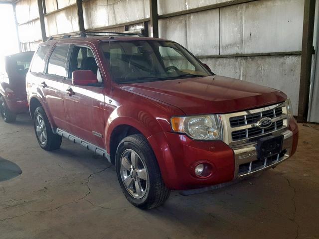 2008 FORD ESCAPE LIMITED for Sale | AZ - PHOENIX | Mon. Jun 10, 2019