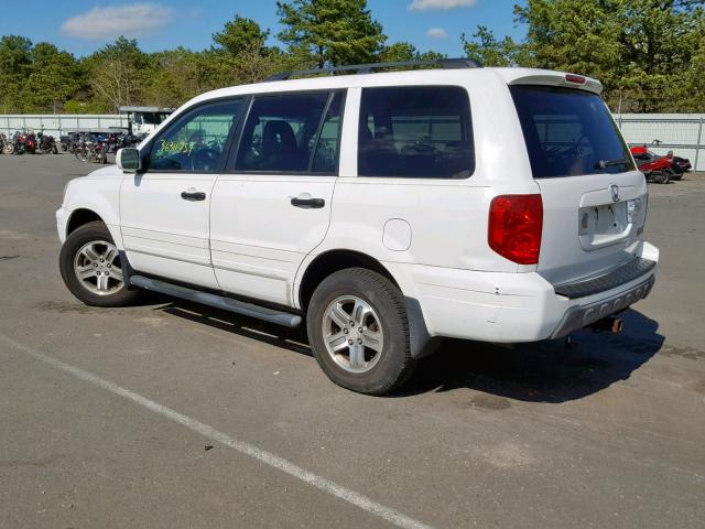 honda pilot 2003 vin 2hkyf18523h513636