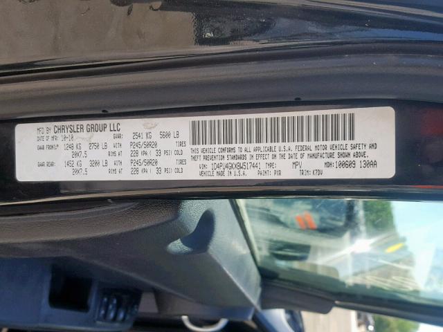 2011 DODGE NITRO HEAT 1D4PU4GKXBW517441