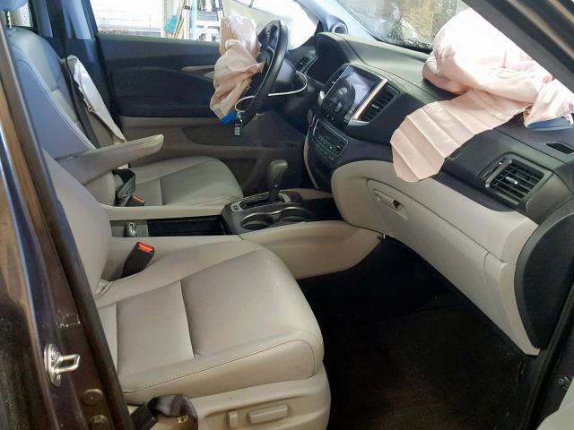 honda pilot 2016 vin 5fnyf6h50gb101765