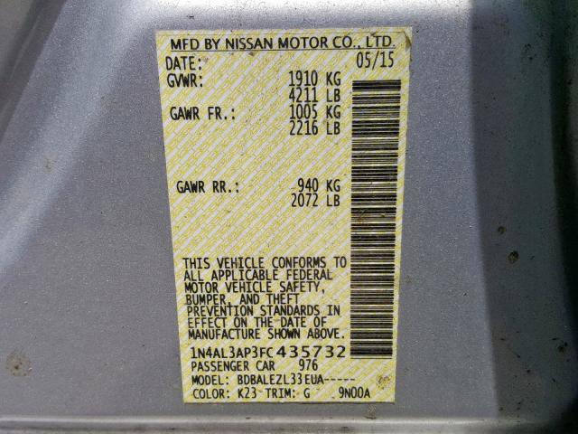 VIN 1G1RD6E4XDU106263 2013 Chevrolet Volt no.10