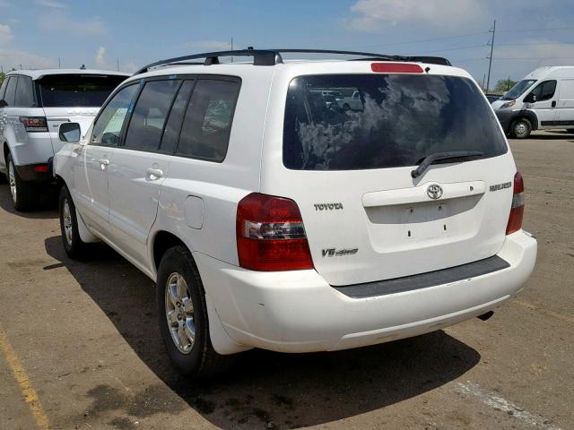 toyota highlander 2005 vin jteep21a350115411