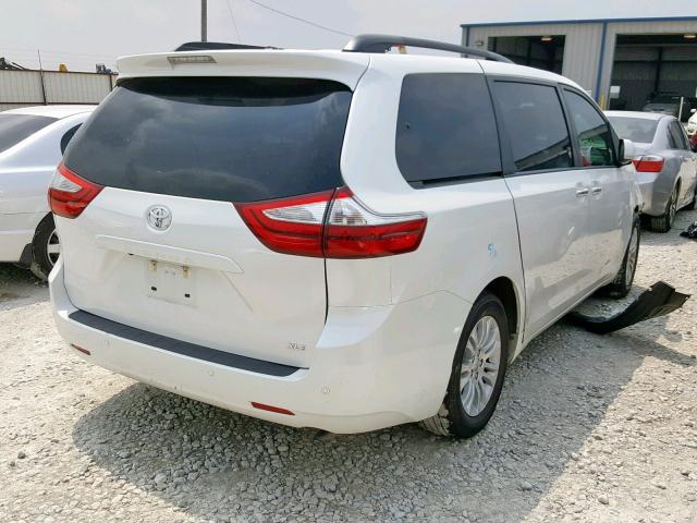 VIN WDCYC3KF9GX257232 2015 TOYOTA SIENNA XLE no.4