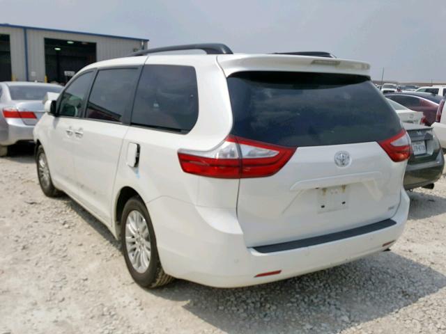 VIN WDCYC3KF9GX257232 2015 TOYOTA SIENNA XLE no.3