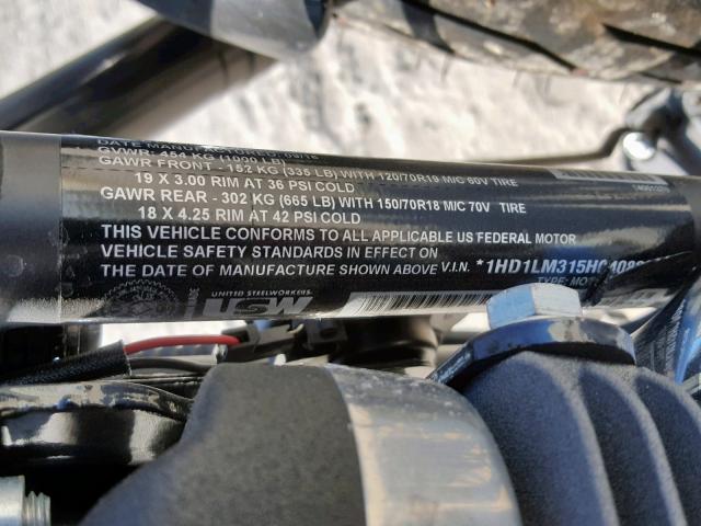 2017 HARLEY-DAVIDSON XL1200 CX 1HD1LM315HC408221