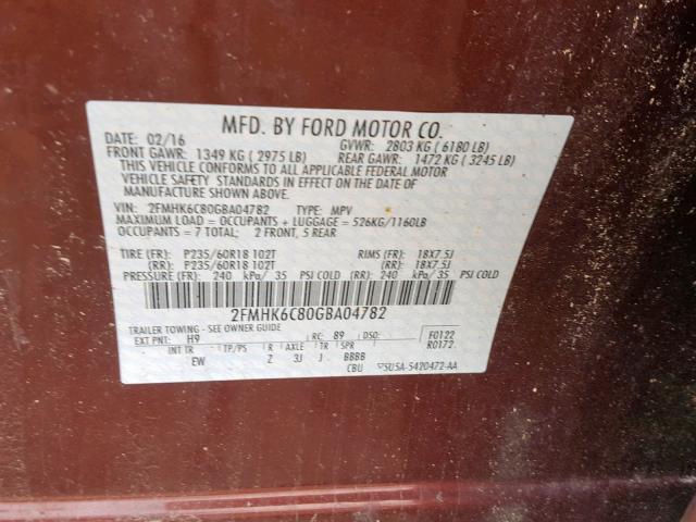 VIN 5TDZK3EH4DS104737 2013 Toyota Highlander, Base... no.10